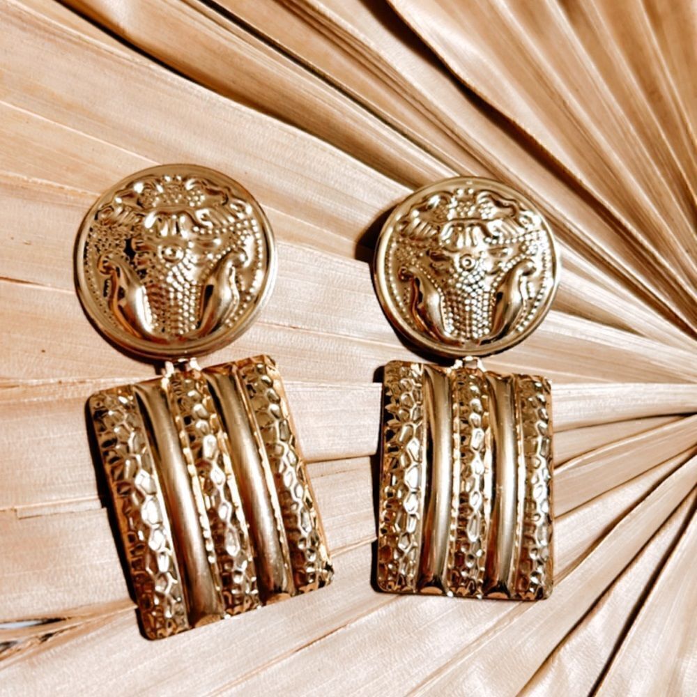 vintage style drop earrings A292 - Picture 2 of 4